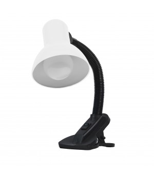 Fibonacci Настольный светильник Е27 с прищепкой белый