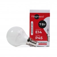 Fibonacci Светодиодная (LED) лампа LED P45-07W/4000/E14 (дневной свет)